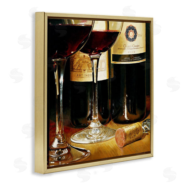 Stupell Industries Stefano Ferreri | Vintage Wine & Cork View