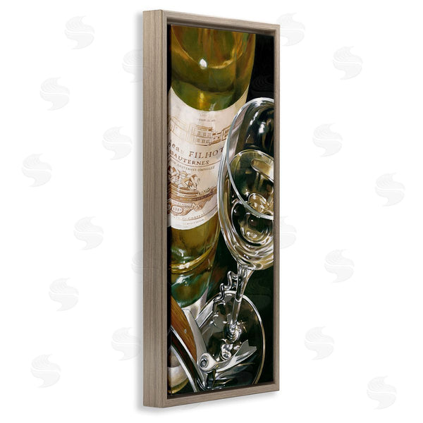 Stupell Industries Stefano Ferreri | White Wine Still Life