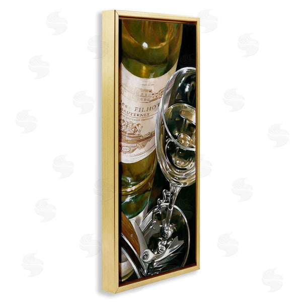 Stupell Industries Stefano Ferreri | White Wine Still Life