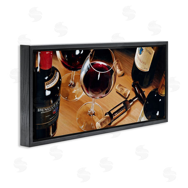Stupell Industries Stefano Ferreri | Wine Glasses & Bottles Still Life Wall Art