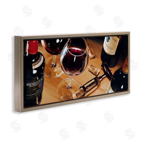 Stupell Industries Stefano Ferreri | Wine Glasses & Bottles Still Life Wall Art
