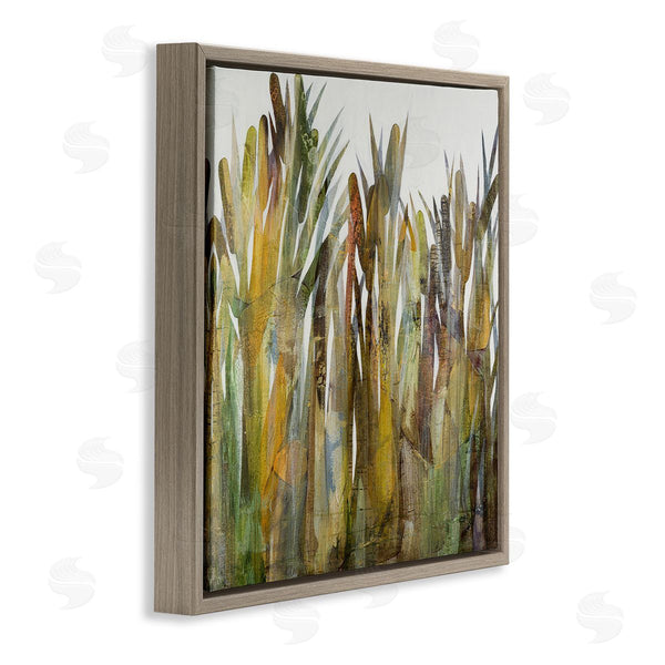 Stupell Industries Steling | Rustic Pampas Grass Cattails Wild Rural Plants Wall Art