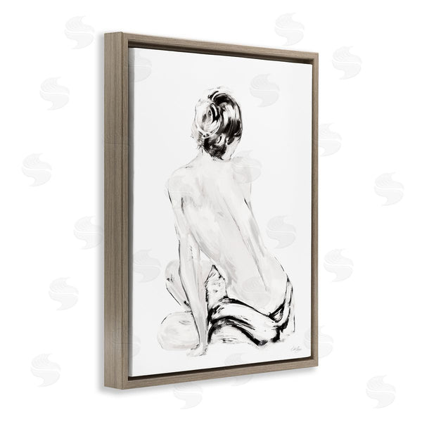 Stupell Industries Stella Chang | Abstract Nude Portrait