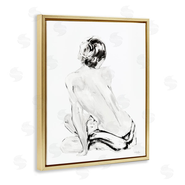 Stupell Industries Stella Chang | Abstract Nude Portrait