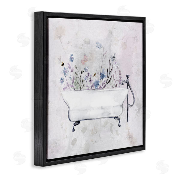 Stupell Industries Stella Chang | Antique Bathtub Botanicals