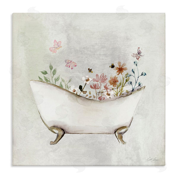stupell industries Stella Chang | Butterfly Floral Bath