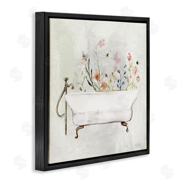 Stupell Industries Stella Chang | Butterfly Floral Tub