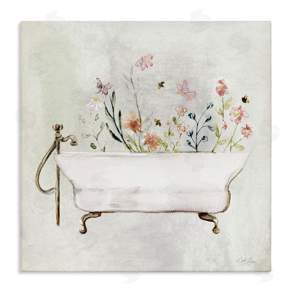 stupell industries Stella Chang | Butterfly Floral Tub