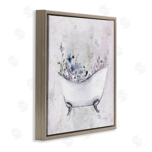 Stupell Industries Stella Chang | Delicate Bath With Botanics