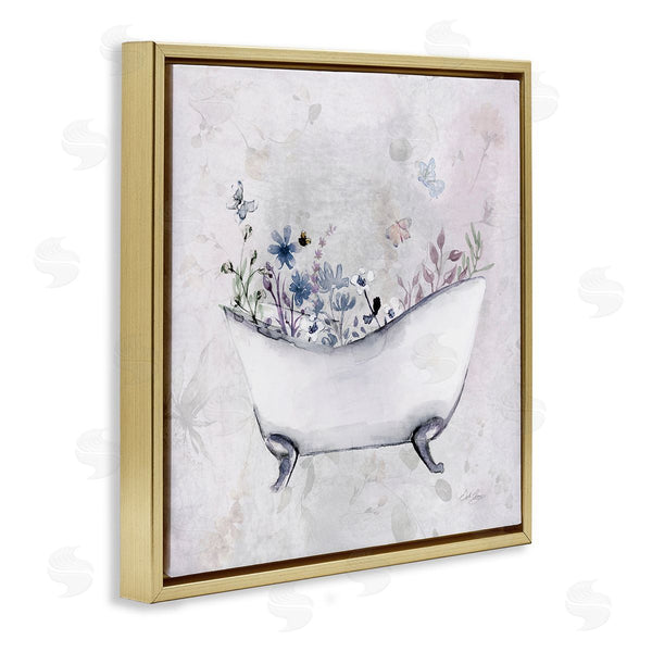 Stupell Industries Stella Chang | Delicate Bath With Botanics