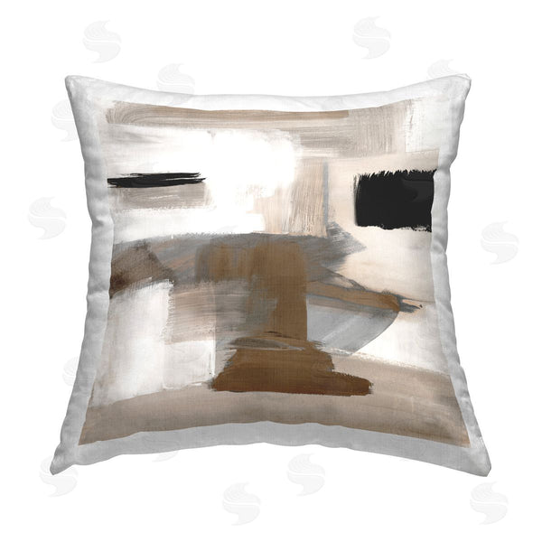 stupell industries Stella Chang | Desert Impression Abstract Printed Throw Pillow