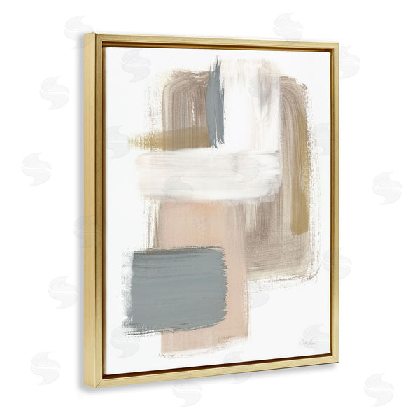 Stupell Industries Stella Chang | Neutral Paint Strokes