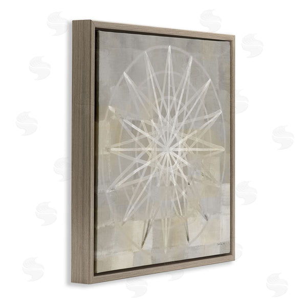 Stupell Industries Stellar Design Studio | Balanced Linear Fractal Design Modern Square Pattern Wall Art