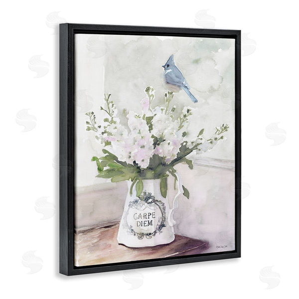 Stupell Industries Stellar Design Studio | Blue Cardinal On Spring Bouquet