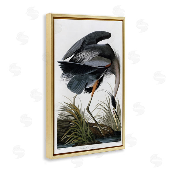 Stupell Industries Stellar Design Studio | Classic Heron At Lake Wall Art