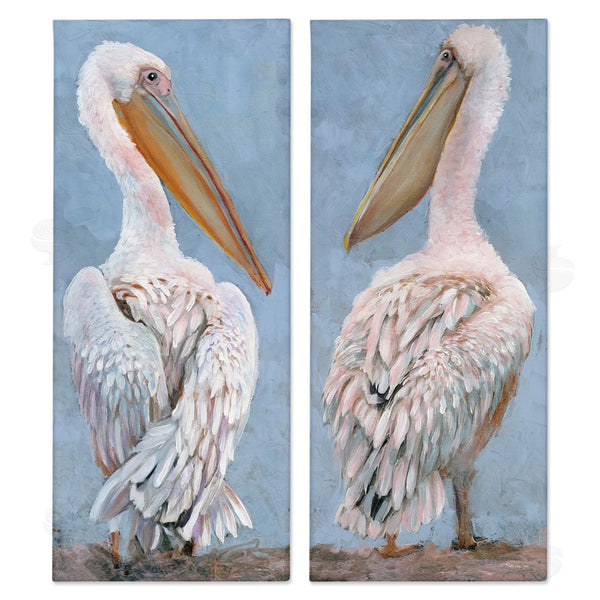 stupell industries Stellar Design Studio | Classic Pelicans Gazing Wall Art