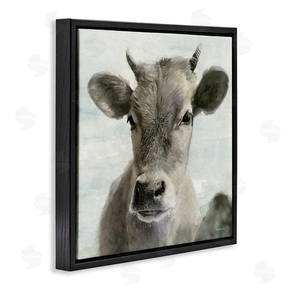 Stupell Industries Stellar Design Studio | Country Calf Farmhouse Portrait Wall Art