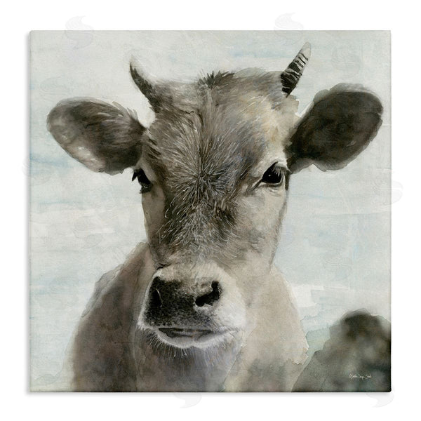 stupell industries Stellar Design Studio | Country Calf Farmhouse Portrait Wall Art