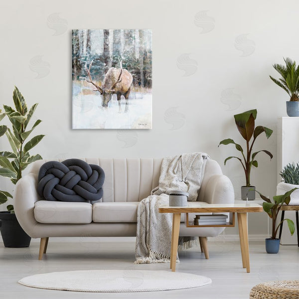 Stupell Industries Stellar Design Studio | Elk Abstract Woodland Nature Wall Art