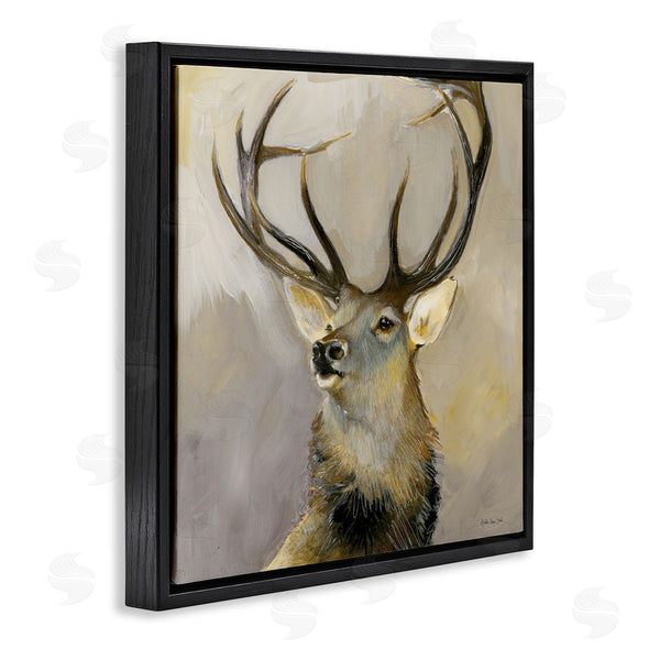Stupell Industries Stellar Design Studio | Elk Forest Wildlife Portrait Wall Art