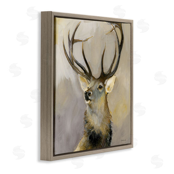 Stupell Industries Stellar Design Studio | Elk Forest Wildlife Portrait Wall Art