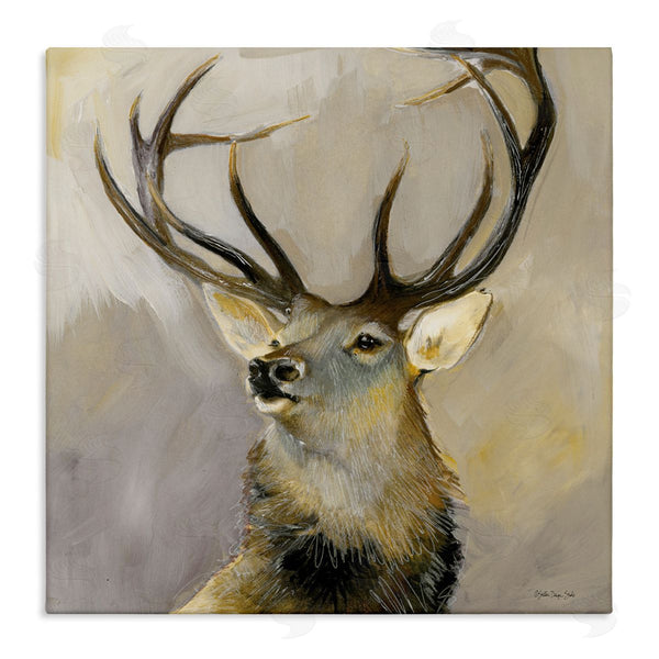 stupell industries Stellar Design Studio | Elk Forest Wildlife Portrait Wall Art