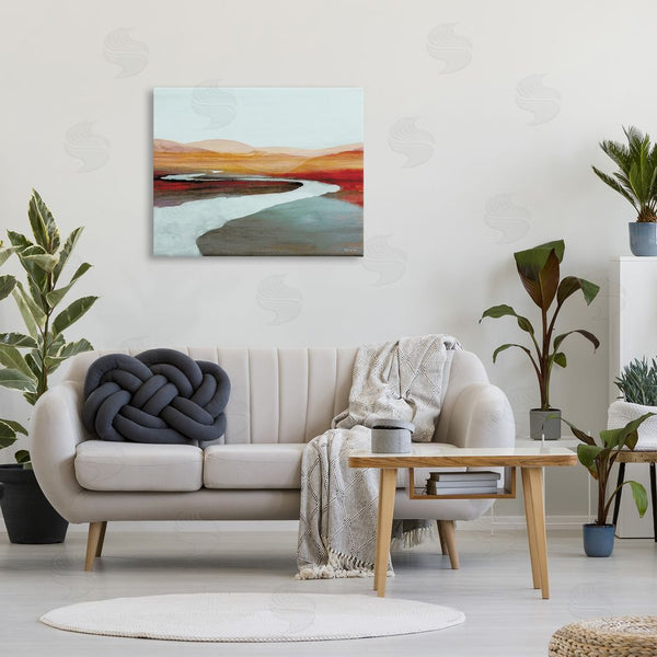 Stupell Industries Stellar Design Studio | Flowing River Landscape Wall Art