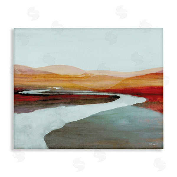 stupell industries Stellar Design Studio | Flowing River Landscape Wall Art