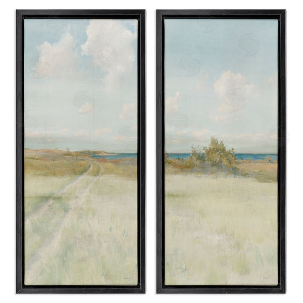 Stupell Industries Stellar Design Studio | Grass Path To Beach Alcove Wall Art