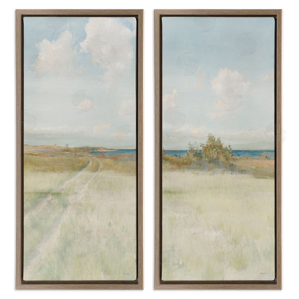 Stupell Industries Stellar Design Studio | Grass Path To Beach Alcove Wall Art