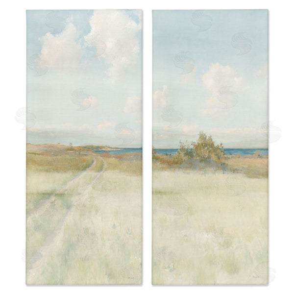 stupell industries Stellar Design Studio | Grass Path to Beach Alcove Wall Art