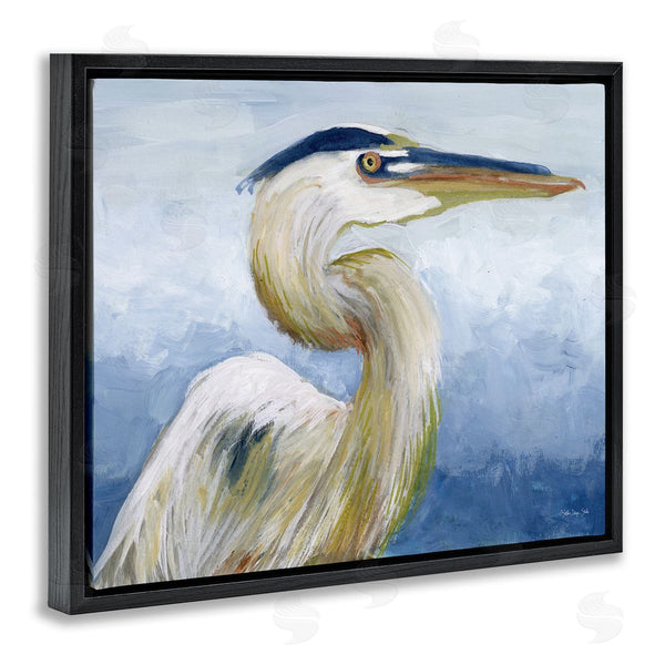 Stupell Industries Stellar Design Studio | Heron And Blue Gradient Wall Art