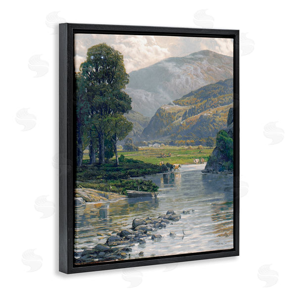 Stupell Industries Stellar Design Studio | Pebbled Creek Terrain Wall Art