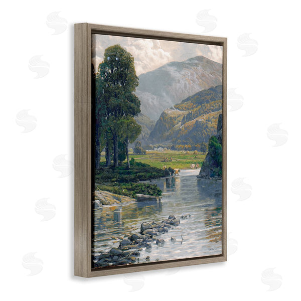 Stupell Industries Stellar Design Studio | Pebbled Creek Terrain Wall Art