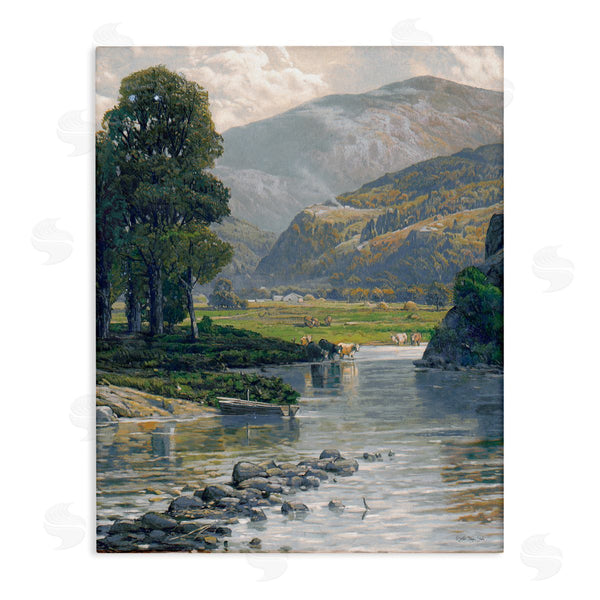 stupell industries Stellar Design Studio | Pebbled Creek Terrain Wall Art