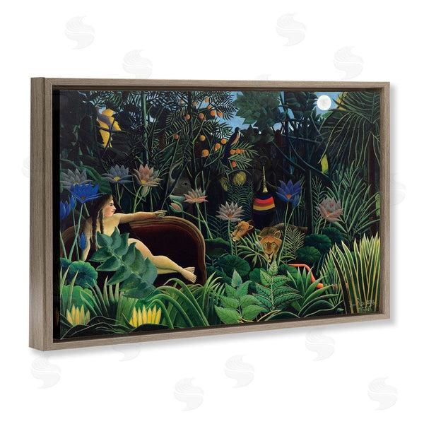 Stupell Industries Stellar Design Studio | Peeking Jungle Animals & Woman