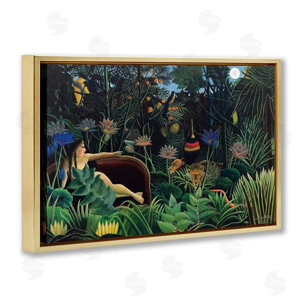 Stupell Industries Stellar Design Studio | Peeking Jungle Animals & Woman