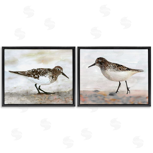 Stupell Industries Stellar Design Studio | Sandpipers On Coast Nautical Beach