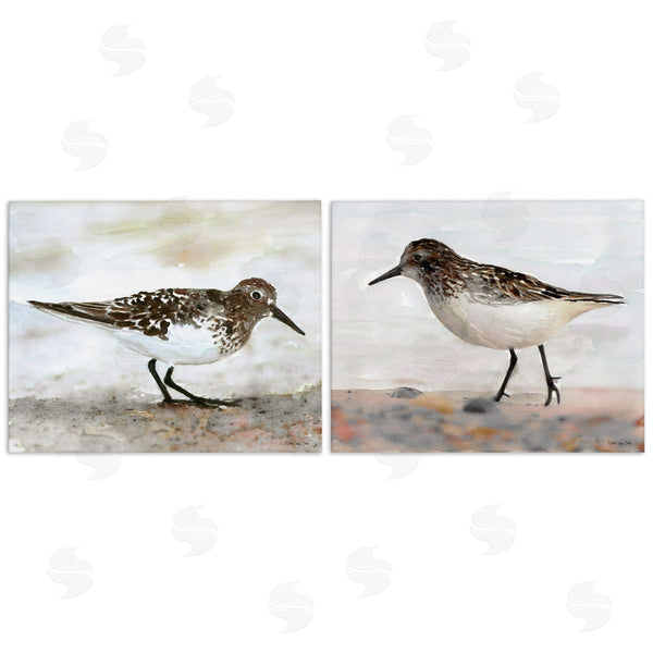 stupell industries Stellar Design Studio | Sandpipers on Coast Nautical Beach