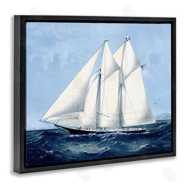 Stupell Industries Stellar Design Studio | Serene Sailboat On Ocean
