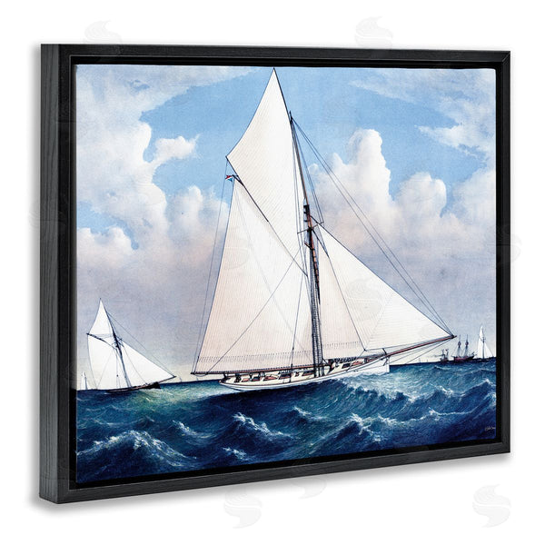 Stupell Industries Stellar Design Studio | Ship On Turbulent Waters