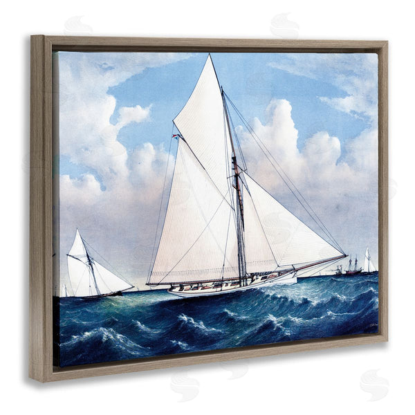 Stupell Industries Stellar Design Studio | Ship On Turbulent Waters
