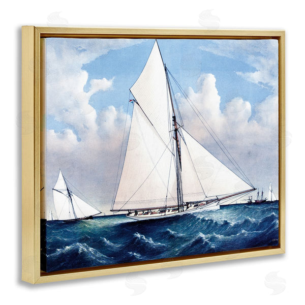 Stupell Industries Stellar Design Studio | Ship On Turbulent Waters