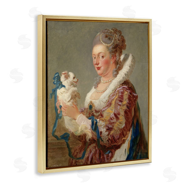 Stupell Industries Stellar Design Studio | Victorian Lady & Her Dog