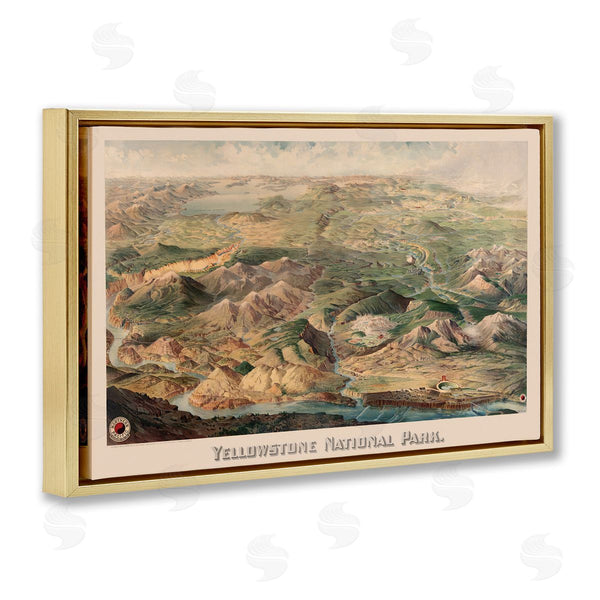 Stupell Industries Stellar Design Studio | Vintage Yellowstone Park