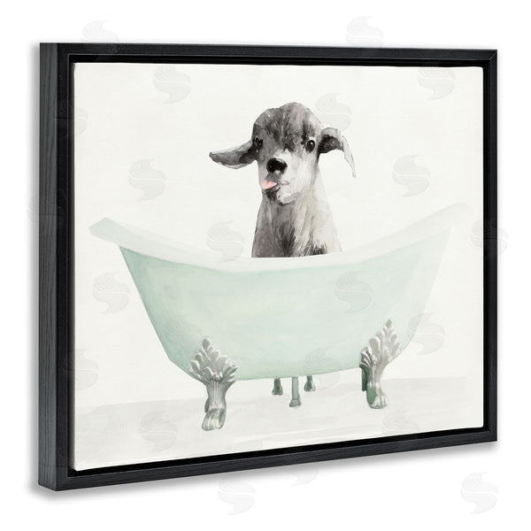 Stupell Industries Stellar Studio | Baby Llama In A Tub