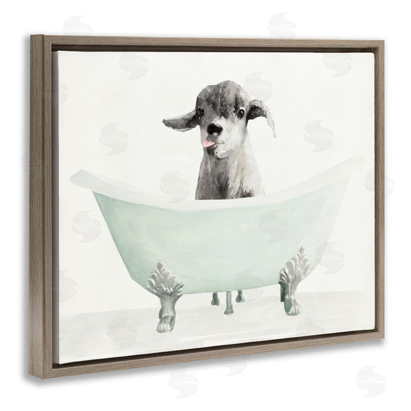 Stupell Industries Stellar Studio | Baby Llama In A Tub