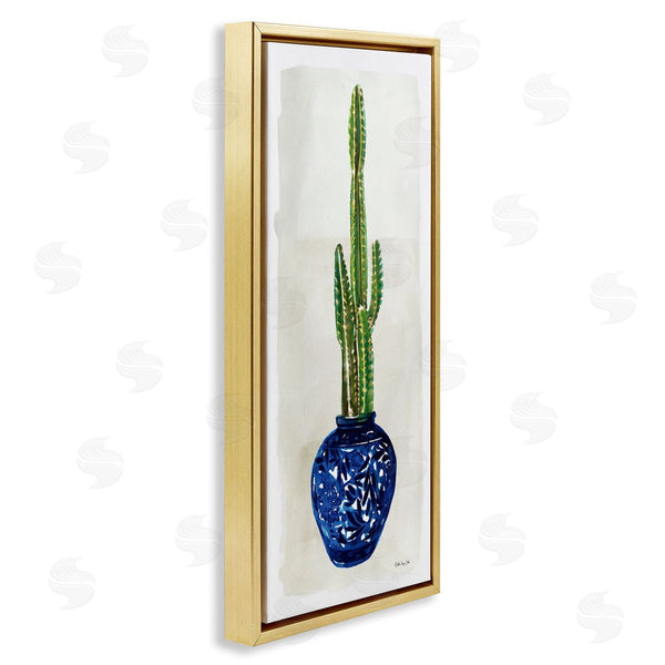 Stupell Industries Stellar Studio | Cacti In Blue Pot Wall Art