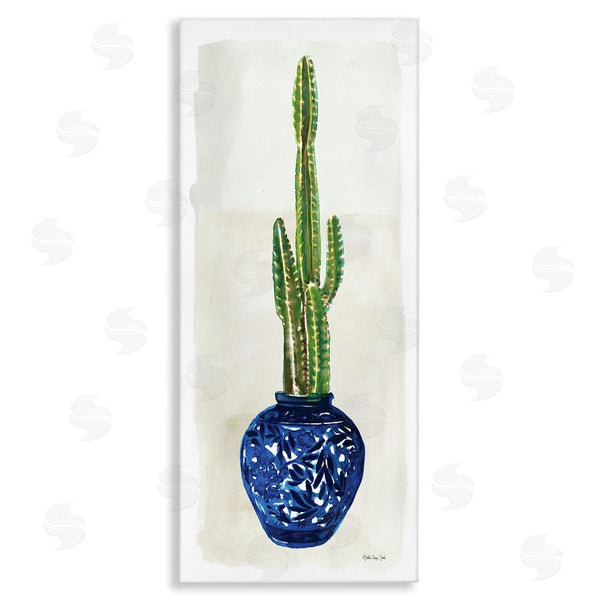 stupell industries Stellar Studio | Cacti in Blue Pot Wall Art