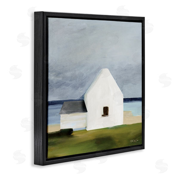 Stupell Industries Stellar Studio | Cape Cottage Under Grey Sky